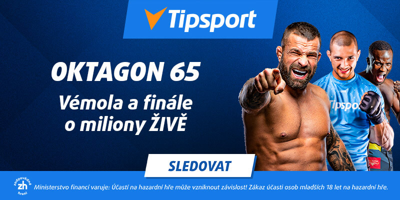 Sledujte Oktagon 65 na Tipsport TV