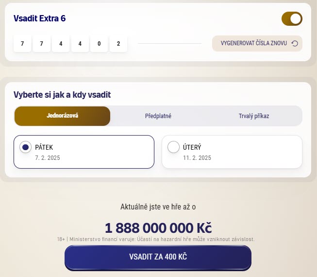 jak si vsadit eurojackpot